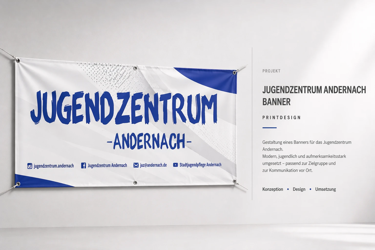 Banner Jugendzentrum